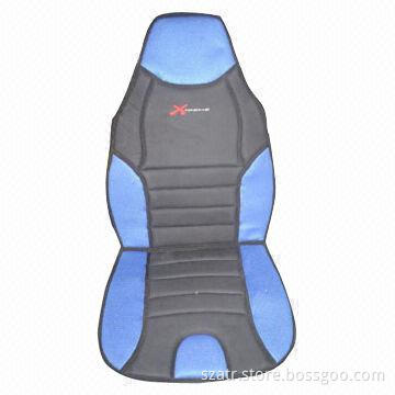 PU Car Cushion, Available in Black, Blue and Red with Embroidered Logo